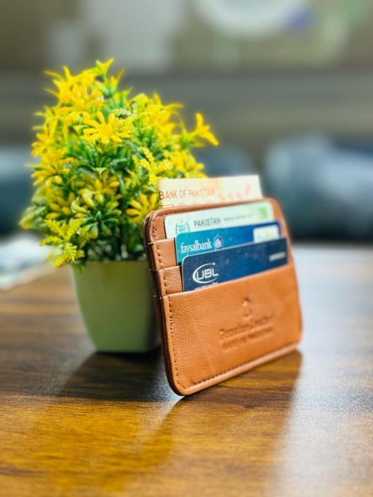 Retro Leather Credit Business Mini Card Wallet Convenient Man Women Smart Wallet Business Card Holder Cash Wallet Card Case