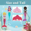 4/3 PCS 1 Bag Mermaid Water Play Toys Different Style for Swimming Children Game in Sun Pool/Beach/Bath Time Color Random.
