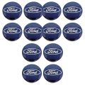 4-20X 54MM Car Decorations Center Caps Wheel Hub Caps Blue Center Wheel Caps Kit Fit For Ford Most Models Automotive Accessories. 