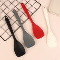 1Pieces Food Grade Silicone Spoon Spatula Heat Resistant Cooking Spoon Nonstick Baking Scraper Outdoor Tableware. 