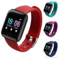 116 Plus Waterproof Smart Sports watch Bracelets & Fitness Tracker[D13]. 