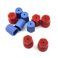 Car AC Charging Port Cap Kit 10Pcs - R134a 13mm/16mm Seal Covers for High & Low Pressure Side, Anti-Dust System Protection. 