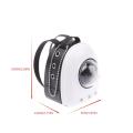 For 15/17cm Labubu Doll Backpack Dollhouse Pet Cat Bag Model Dolls House Scene Decoration Ornament Pretend Play Toys.