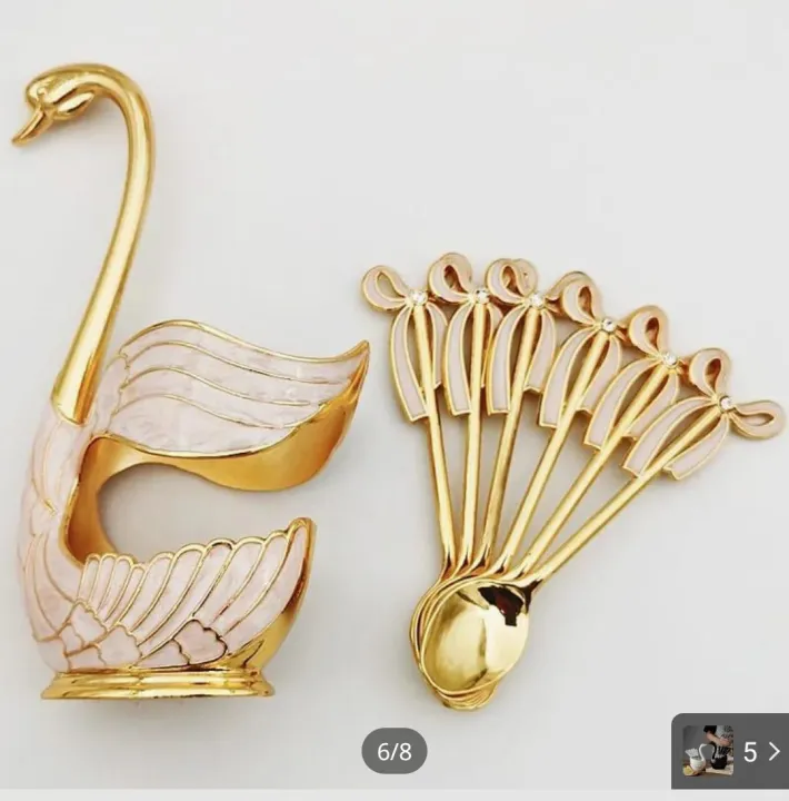 Set%20of%206%20tee%20spoon%20with%20colourful%20duck%20stand%20,%20avilable%20in%204%20colour%20.duck%20spoon%20set%20.%20-%20Image%203