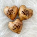 Little Pocket Hug Wooden Heart Tokens I Miss You Crafts Supplies for Friends Portable Creative Gift Valentine's Day Gift. 