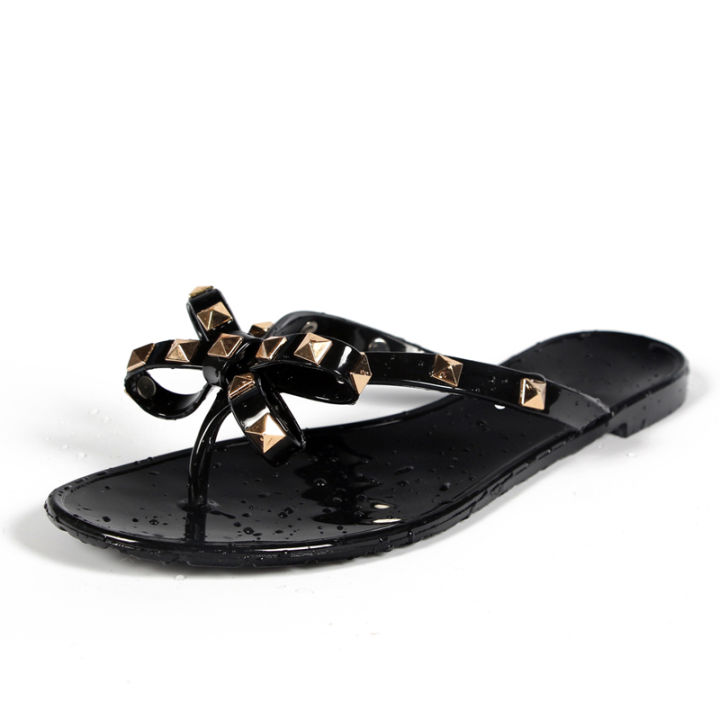 Summer%20Slippers%20Women%20Fashion%20Flip%20Flops%20Luxury%20Designer%20Female%20Beach%20Rivet%20Big%20Bow%20Flat%20Sandals%20Girls%20Jelly%20Shoes%20-%20Image%206