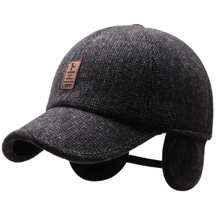 Men%20Autumn%20Winter%20Hat%20Outdoor%20Thick%20Warm%20Adjustable%20Earmuffs%20Baseball%20Cap%20Bomber%20Thick%20Hats%20-%20Image%206