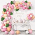 Pastel color balloon decoration set 100 pcs balloons. 