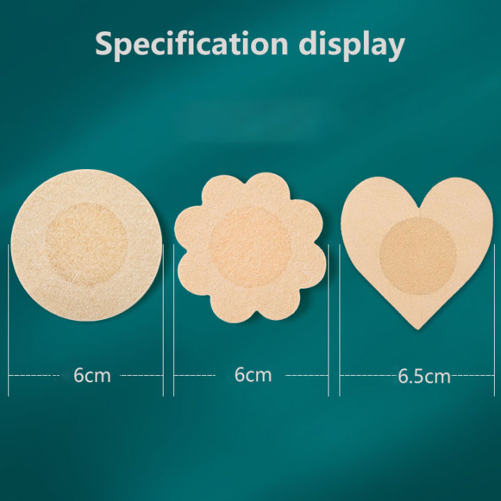 20/50/100pcs%20Nipple%20Covers%20Nipple%20Sticker%20Women%20Adhesive%20Disposable%20Invisible%20Self-Adhesive%20Chest%20Sticker%20-%20Image%202
