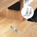 2pcs 180 Degree Foldable Hinge Flap Screw-On Hinges For Sewing Machine Cabinet Door Hinge Furniture Hardware Accessories. 