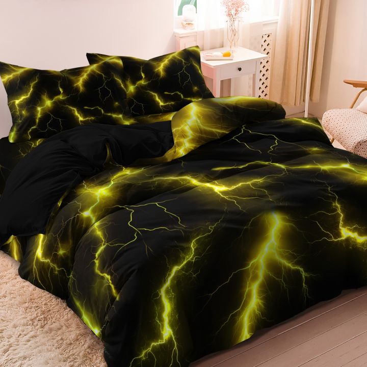 3Pcs%20Lightning%20Thunder%20Pattern%20Print%20Duvet%20Cover%20Bedding%20Set%20Soft%20Breathable%20For%20Four-seasonBedroom%20Dormitory%20Decorative%20-%20Image%206