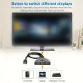 4K HDTV Splitter 3 In 1 Out 3-Port HD Switcher Selector HD Cable Supports Full HD 4K 1080P 3D Player HDTV,PS4 Game Console. 