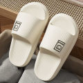 Fashion Summer Couple Non-slip Flat Slides Soft Cosy Seabeach Sandals Men's Slippers Women Casual Home Indoor Flip Flops. 