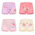 4 Pieces/lot Design Children's Girls Panties Cotton Soft Pretty Cartoon Unicorn Child Underwear for Girls Kids Boxer Breathable.