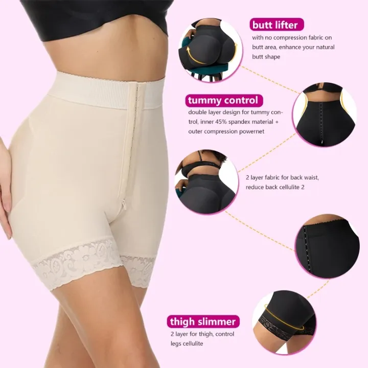Fajas%20Compression%20Shorts%20Slimming%20Shaper%20Butt%20Lifter%20Charming%20Curves%20Butt%20Lifting%20BBL%20Hourglass%20Waist%20Trainer%20Shorts%20-%20Image%204