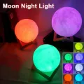 DIY LED Moon Light Galaxy Light, DIY Moon Night Light, Girl, Boy, Child, Woman Birthday Gift, Bedroom Decoration (Warm Light). 