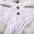 Womens Low Waist Denim Jeans Shorts Hottie  Nighub Mini Shorts Pants Jeans Slim Young Ladies White Pole Dance Hotpants. 