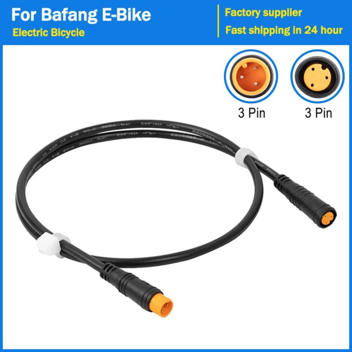 3 Pin Extension Cable Sensor for BAFANG Electric Bicycle Motor Drive Thumb Throttle Ebike Conversion Female Male Connector Cable