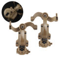Free-Angle Tactical Headset Rail Mount for Headset Adapter on M-Lok, Fast ACH Helmet Arc Rail Adapter. 