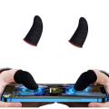 2 Thumb & Finger Sleeve for Mobile Gaming with Super Conductive Fiber Fabric, Anti-Sweat and Breathable, for PUBG, Garena Free Fire, COD Mobile, Asphalt etc. 