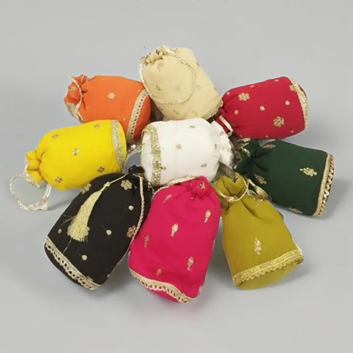 Designer%20Traditional%20Potli%20Bag%20with%20Fancy%20Embroidery%20and%20Gota%20Lace%20Handle%20for%20Women%20-%20Wedding%20Gift%20-%20Image%202