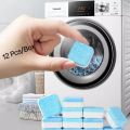 Washing Machine Tablet Cleaner 12 PC Set Stain Dirt Washing Cleaning Drum Clean Detergent Tablet Wash Machine Cleaner. 