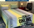 Stylish Multicolor King Size Bed sheet With Two Matching Pillow Covers h. 