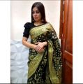 Soft silk katan  Saree For Women Without Blouse Pieces. 
