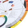 ​​12 Color Mixing Guide Wheel Rotatable Paper Card, for Nail Pigment Tattoo Ink & Microblading Makeup Blending Chart Matching Su. 