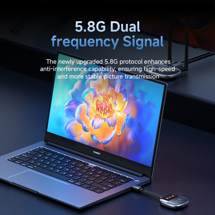 Hagibis%20Wireless%20HDMI%20Transmitter%20and%20Receiver%20Kit%20Wireless%20HDMI%20Extender%20TV%20Dongle%20Plug%20&%20Play%20Streaming%20for%20Laptop%20Projector%20-%20Image%204
