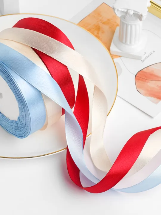 Wusmart%2022Meters/Roll%201.5cm%20Single%20Face%20Satin%20Ribbon%20DIY%20Handmade%20Crafts%20Fabric%20Christmas%20Wedding%20Decoration%20Silk%20Ribbons%20-%20Image%202