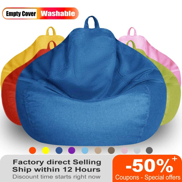 Sitzsack Innenbezug XL (120x110x110 Cm) - Atmungsaktives Mesh, Waschbar, Ohne Füllung, Für Lazy Sofa