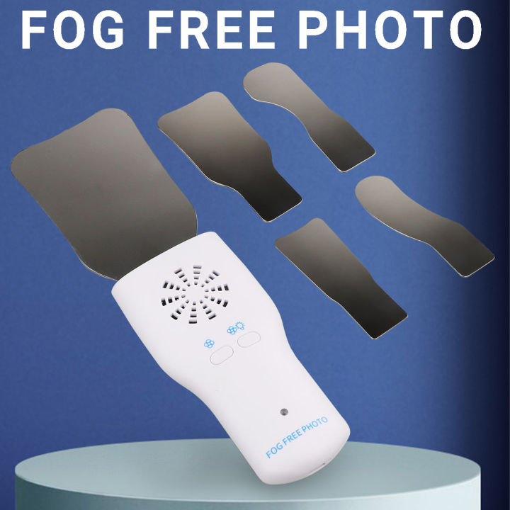 Dental Anti-Fog Mirrors Set Mirror With LED Light Orthodontic Reflectors Fog Free Intraoral Photography Stainless Steel Dentist