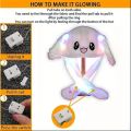 LED Funny Glowing and Ear Moving Bunny Hat Cap for Women Girls Cosplay Party Holiday Hat Headwear Daily Supplies Party Home.