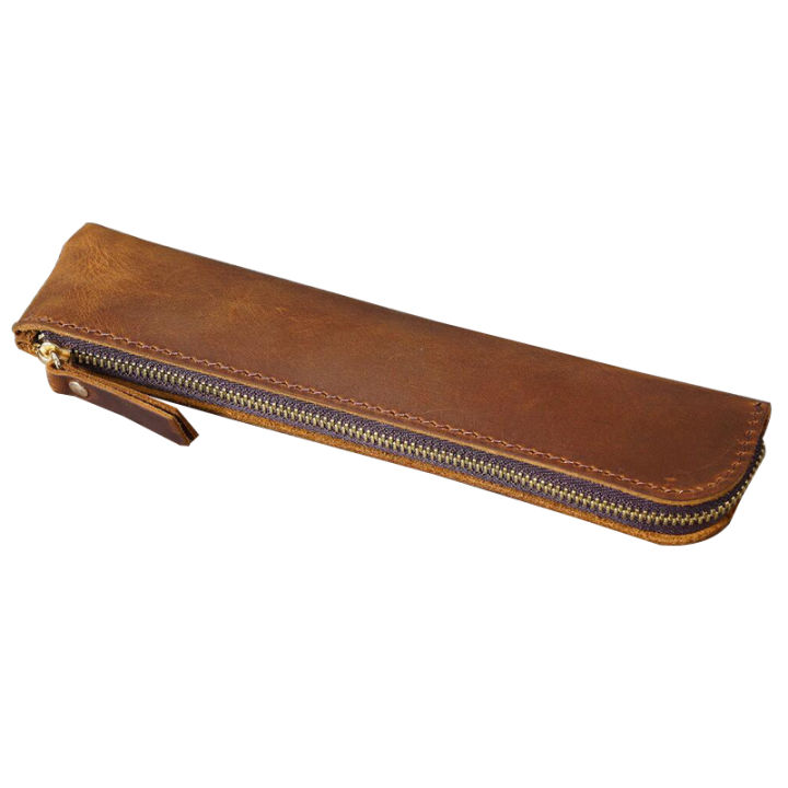 Portable%20Genuine%20Cowhide%20Pencil%20Case%20Retro%20Leather%20Pen%20Bag%20Storage%20Pouch%20for%20Pens%20Stationery%20Holder%20School%20Office%20Supplies%20-%20Image%202