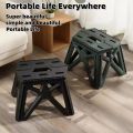 1 Pcs Folding Camp Stool Portable Outdoor Stool Small Chair Footrest Seat Foldable for Camping Hiking Beach Fishing Chair. 