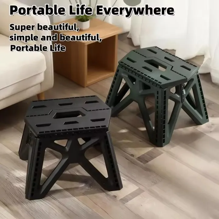 1%20Pcs%20Folding%20Camp%20Stool%20Portable%20Outdoor%20Stool%20Small%20Chair%20Footrest%20Seat%20Foldable%20for%20Camping%20Hiking%20Beach%20Fishing%20Chair%20-%20Image%204