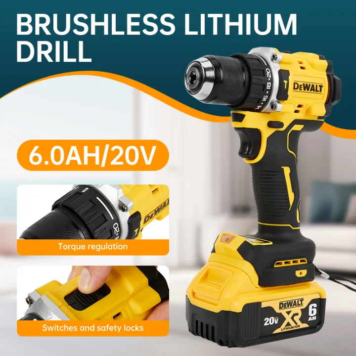 DEWALT%20DCD805%2020V%20MAX%20XR%20Brushless%20Hammer%20Drill%20Driver,%20High%20Torque%20Compact%20Cordless%20Rechargeable%20Bare%20Tool%20-%20Image%203