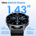 HAYLOU Watch 4S(HF012) Smartwatch 1.43” HD AMOLED 5 Satellite Positioning 120+ Workout Modes Sport Fitness Smart Watch.
