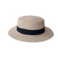 Korean Summer Men's and Women's Top Hats Straw Hats Sunshade Sunscreen Hats Beach Vacation Travel Hat.