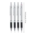 Metal Mechanical Pencil set with pencil grip Leads Art Drawing Student Office Supplies 0.5/0.7/0.9/2.0mm Automatic Pencil. 
