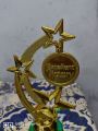 gold trophy plastic 11 inch size. 