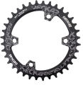 DECKAS Coroa BCD 96 Asymmetrical 36T 34T Narrow Wide 96BCD Bike Chainring 36 34 Teeth Bicycle Chain Ring for Shimano M9000 M5100. 