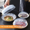 Microwave  Food Lid Plate Cover Anti Splatter Cover Guard Lid Microwave Plate Bowl Splatter Cover for Dishwasher Safe and Refrigerator. 