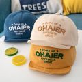 [Ready to ship] children's hats 6 months-3 years, head circumference 49 - 50 cm, embroidered baby cap ohaier. 