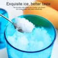 Portable Hand Crank Ice Shaver Crusher Manual Shredding Machine Household Snow Cone Maker. 