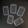Students Cards Protecting Cover Clear Soft Silicone Wave ID Bus Access Card Holder Transparent Staff Working Credit Card Hloder.