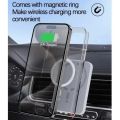 30W Magnetic Car Wireless Chargers Air Vent Clip Phone Holder for iPhone16 15 14 13 12 Pro Max Macsafe Car Charger Fast Charging. 