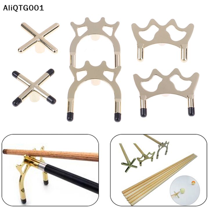 Copper Stick Frame Billiards Accessory Snooker Pool Cue Rest Bridge Head Holder Snooker Pool Cue Accessories