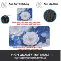 Beautiful Flowers Anti slip Mouse Pad Desk accessories Keyboard Mouse Pad office Pad Game Console Pad Computer Laptop Pad. 
